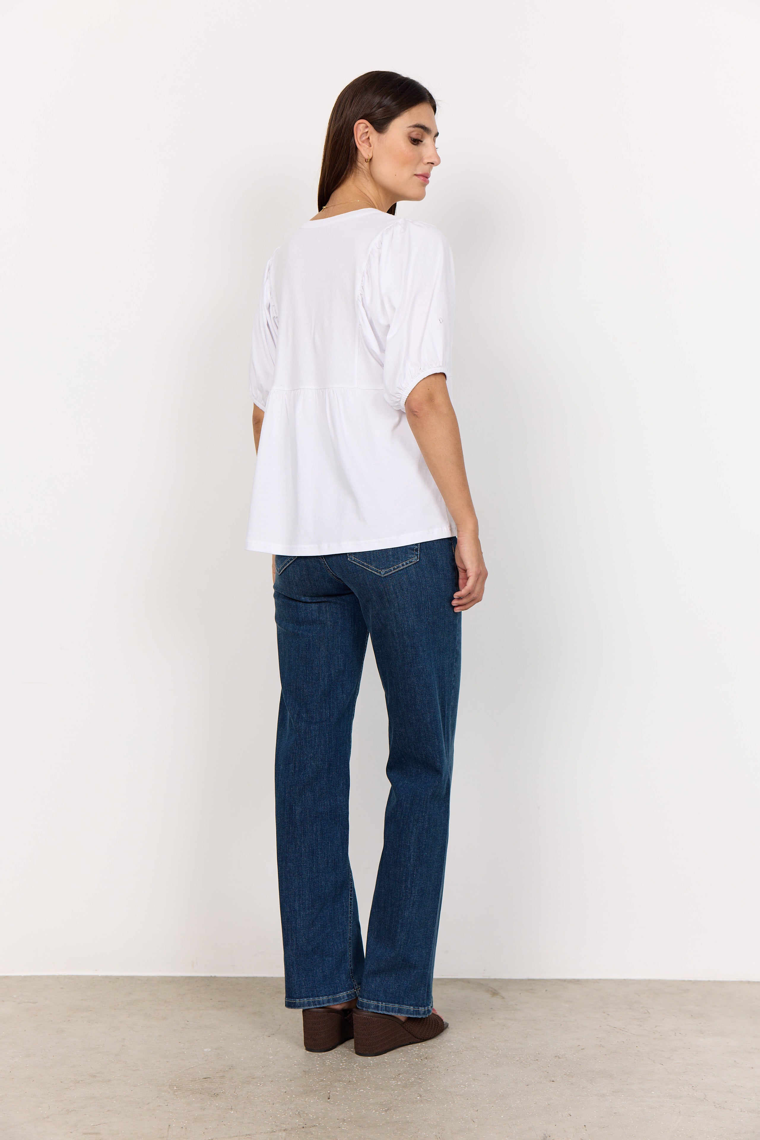 Soya Concept Loraine Top-Shirts & Tops-White finn