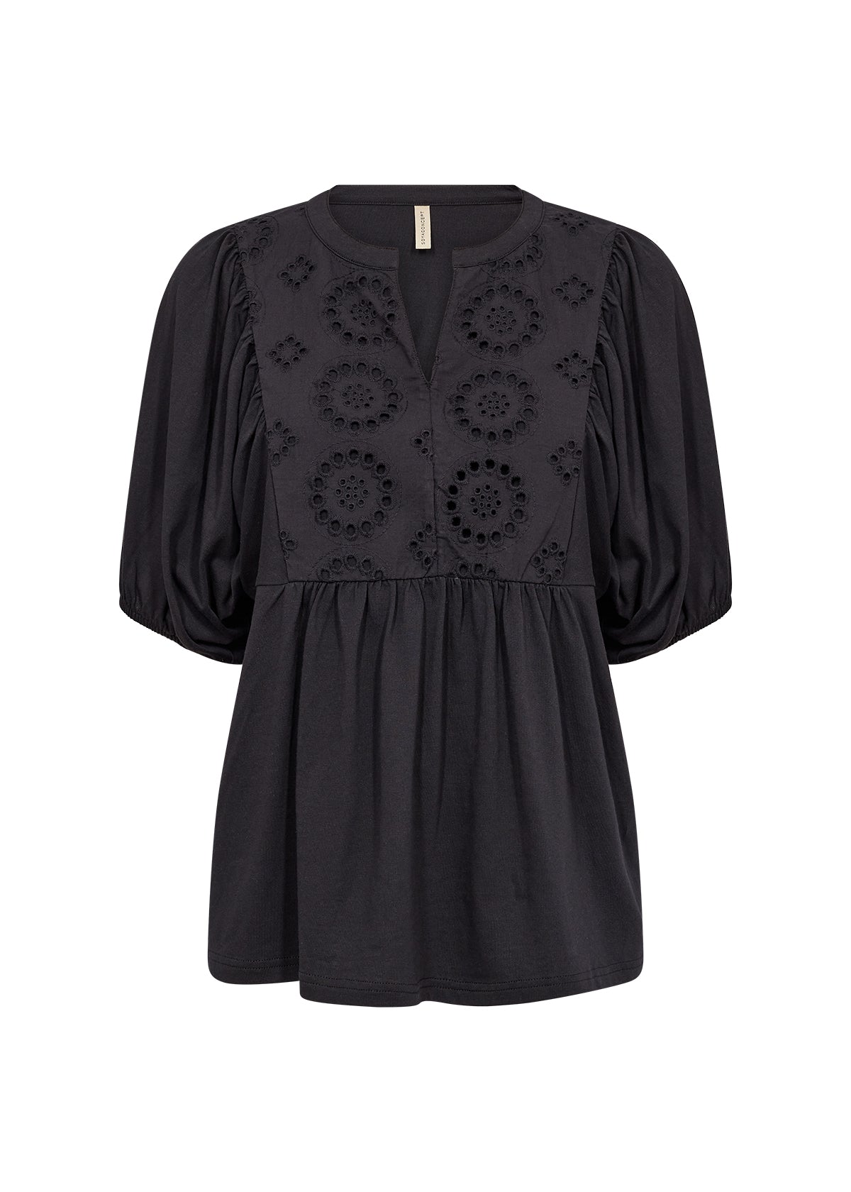 Soya Concept Loraine Top-Shirts & Tops-White finn