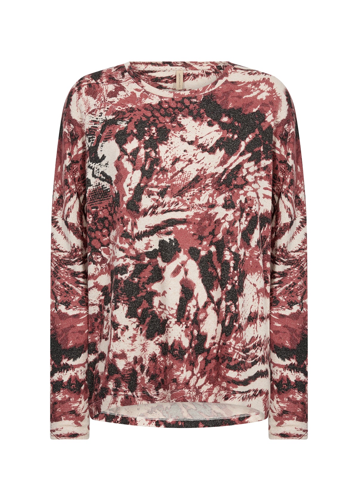 Soya Concept SC-BIARA AOP 141 Top- Mineral Red-Top-White finn