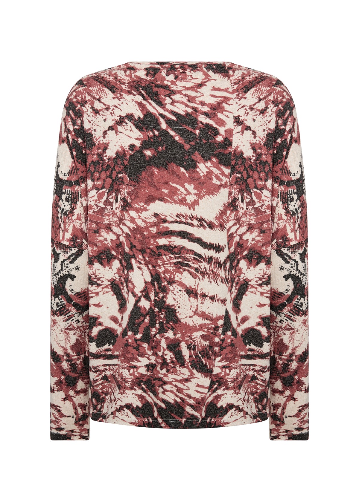 Soya Concept SC-BIARA AOP 141 Top- Mineral Red-Top-White finn