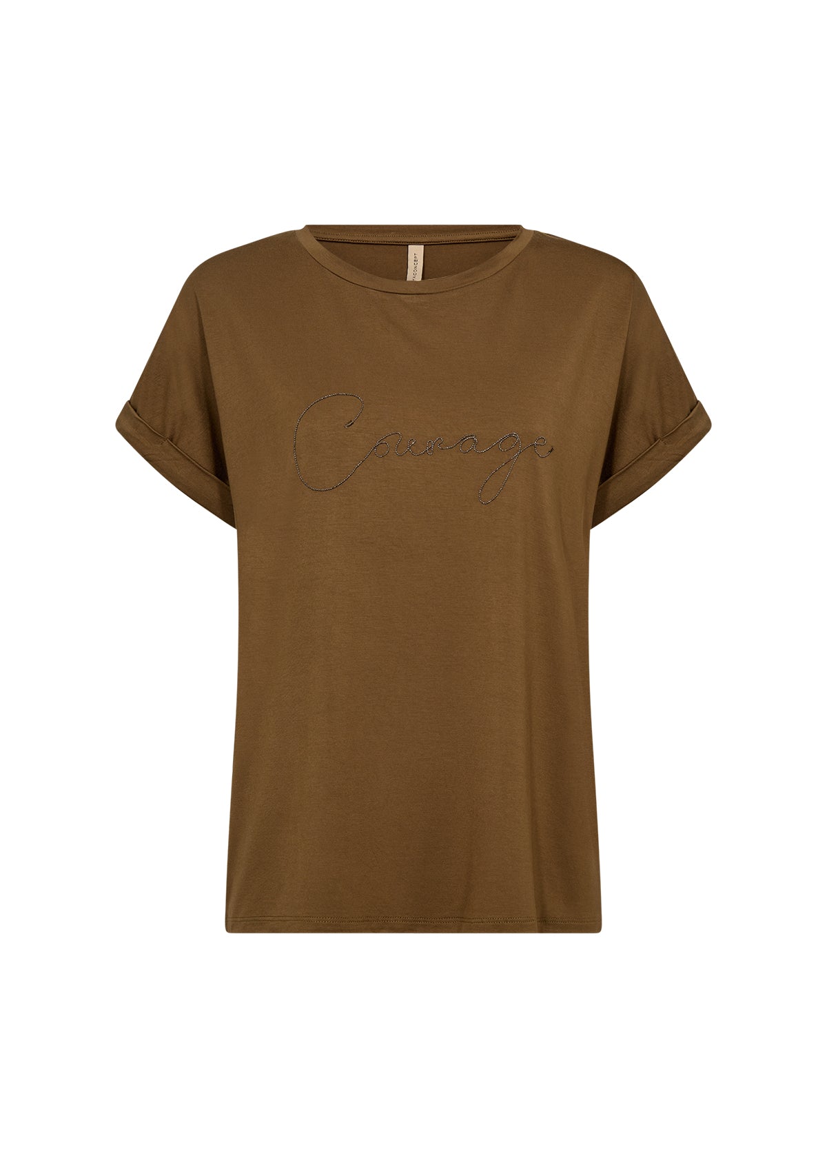 Soya Concept Marica 336 T-Shirt-Shirts & Tops-White finn
