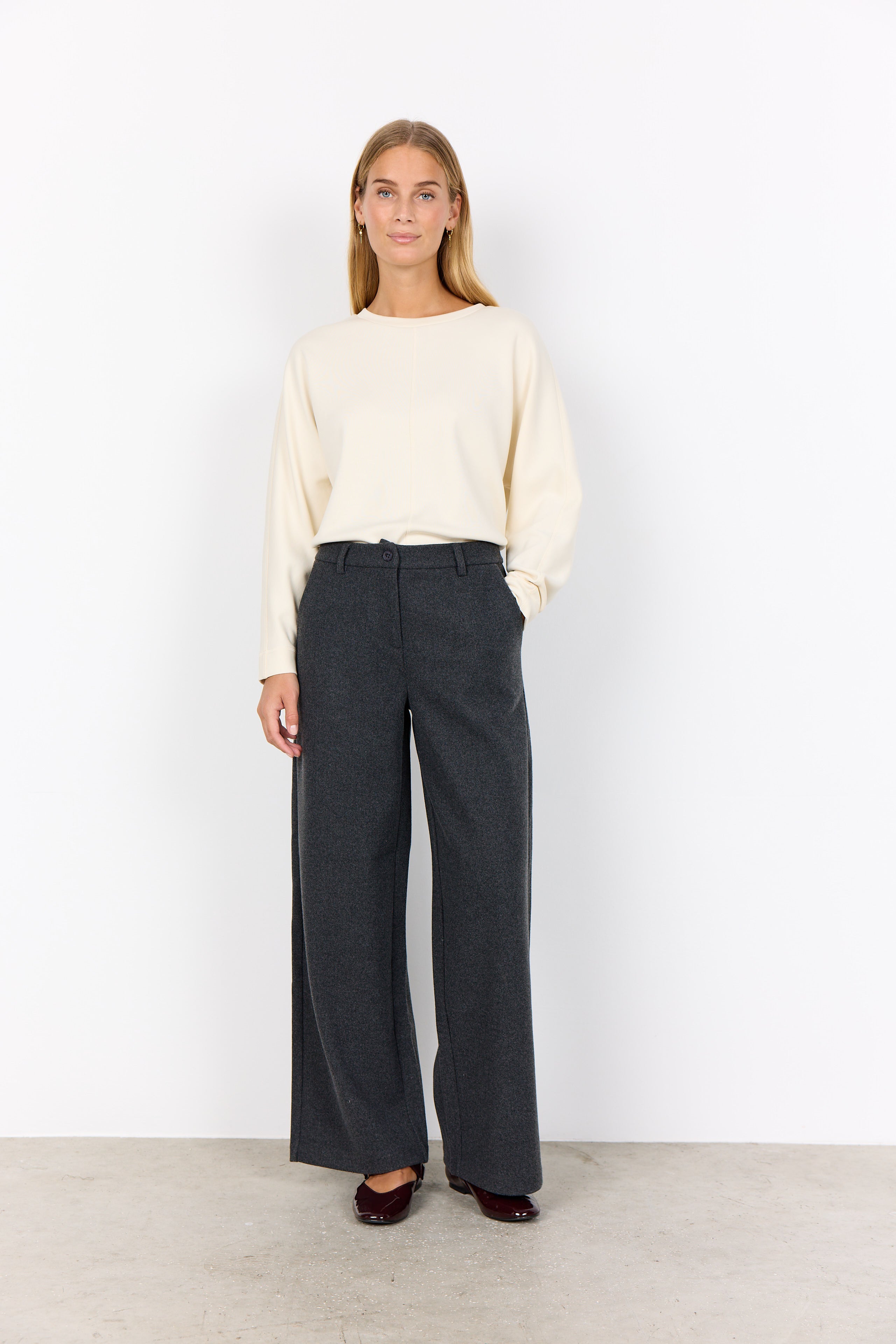 Soya Concept SC-VAGNA 5 Trouser-Trousers-White finn