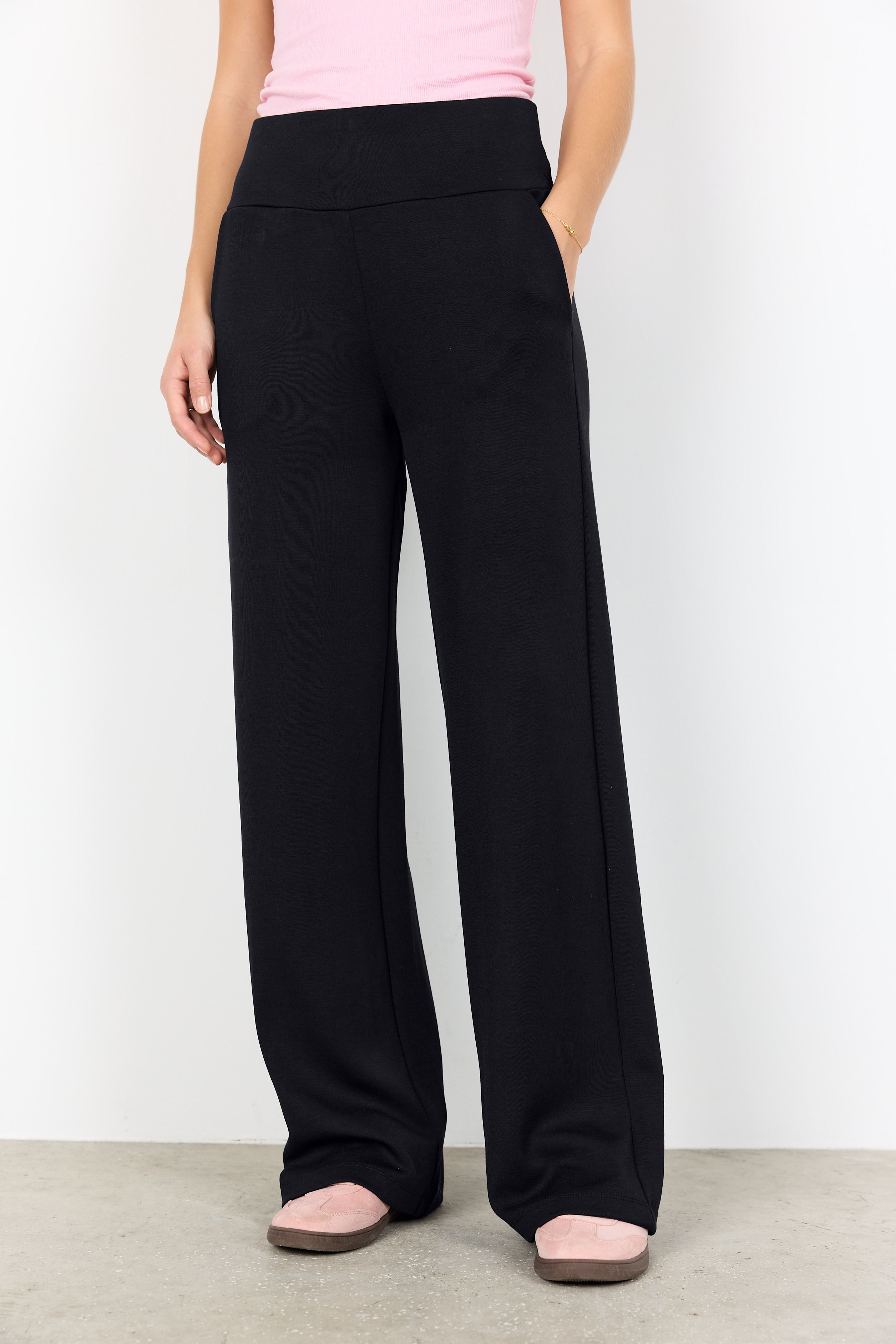 Soya Concept Banu 279 Trousers-Soya Concept-White finn