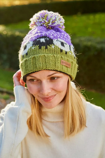 Pachamama Black Sheep Bobble Beanie