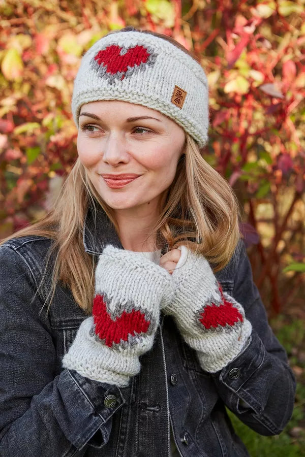 Pachamama Heart Handwarmer-Accessories-White finn