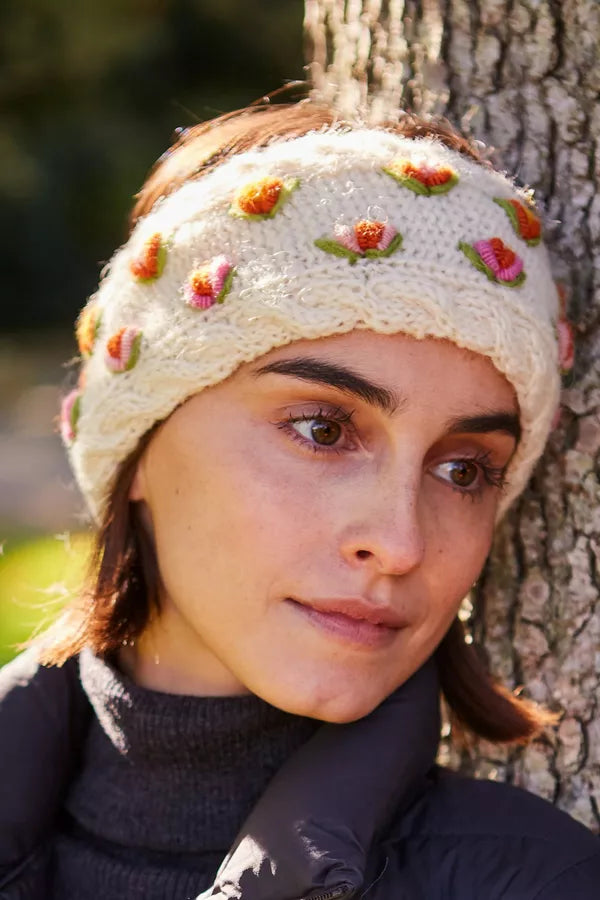 Pachamama Waterford Headband-Accessories-White finn