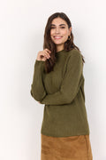Soya Concept SC-KANITA 4 Polo Neck Jumper-Jumper-White finn