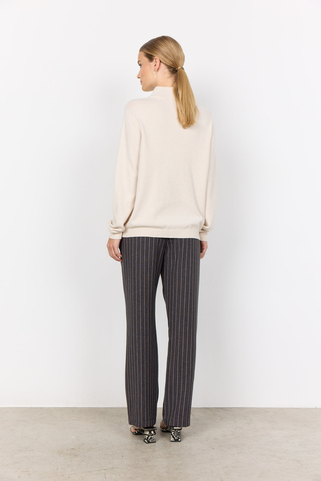 Soya Concept Kanita 15 Top-Knitwear-White finn