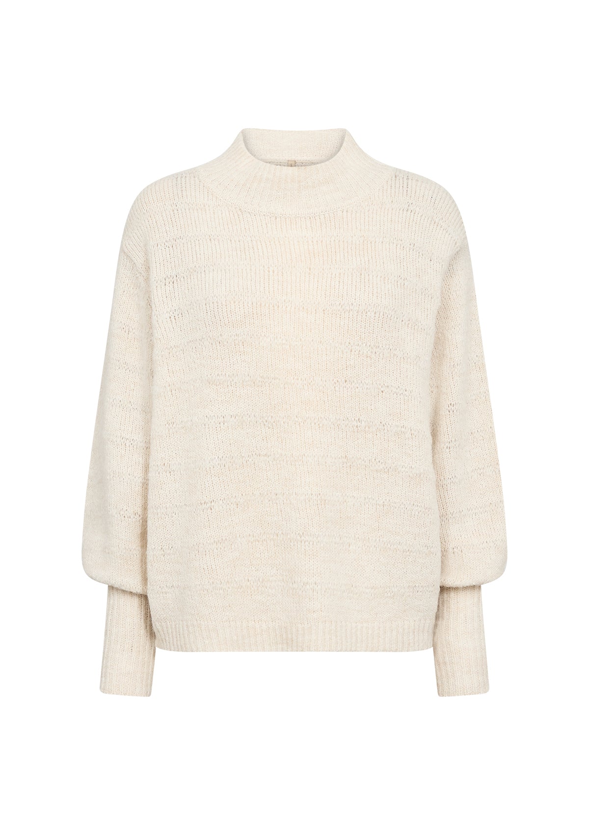 Soya Concept Torino 11 Jumper-Shirts & Tops-White finn