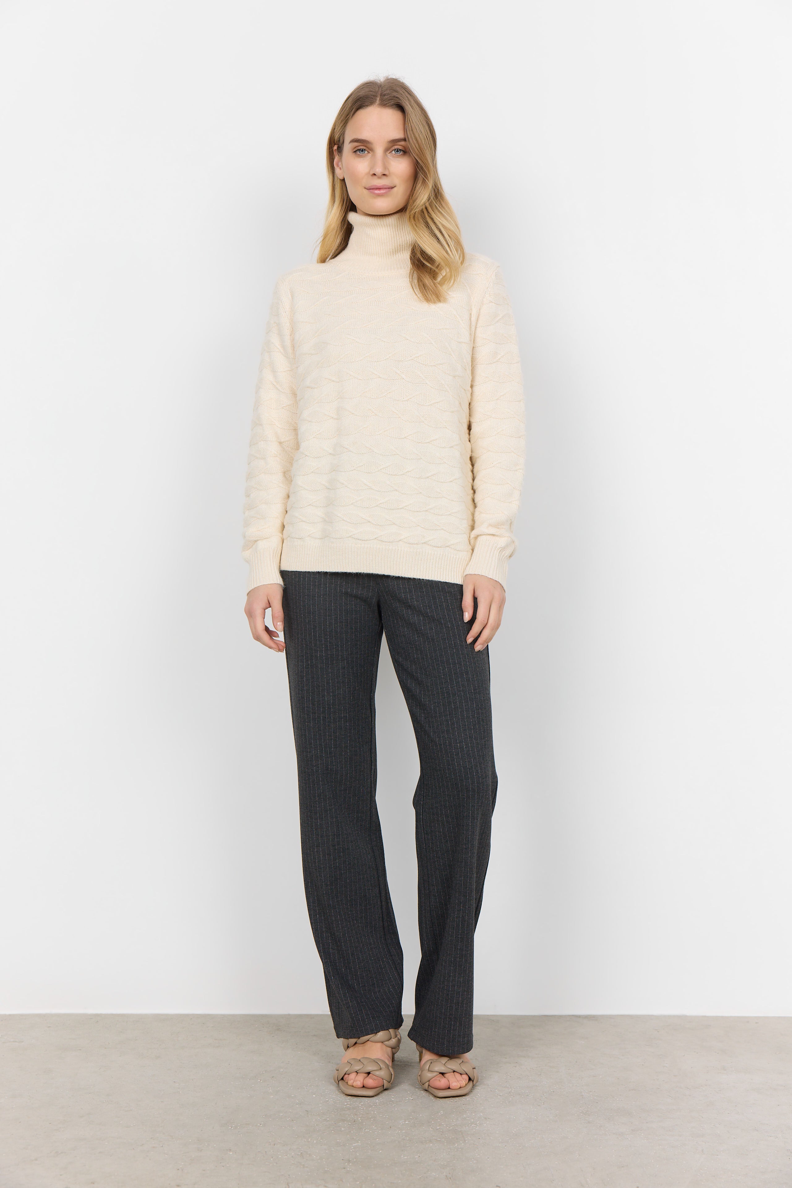 Soya Concept Ila Jumper-Shirts & Tops-White finn