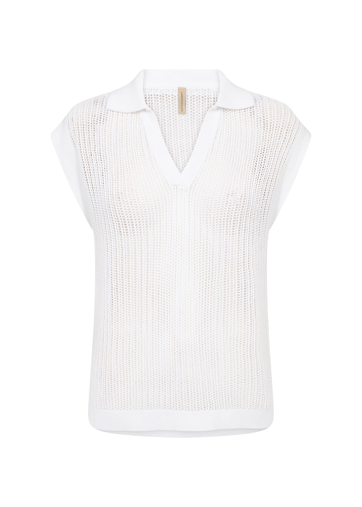 Soya Concept Laurette 3 Top-Shirts & Tops-White finn