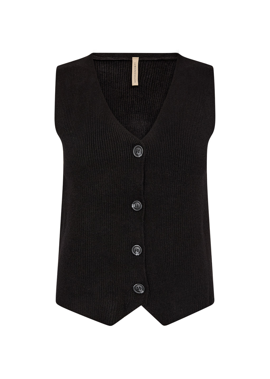 Soya Concept SC-KANITA 27 Waistcoat-Waistcoat-White finn