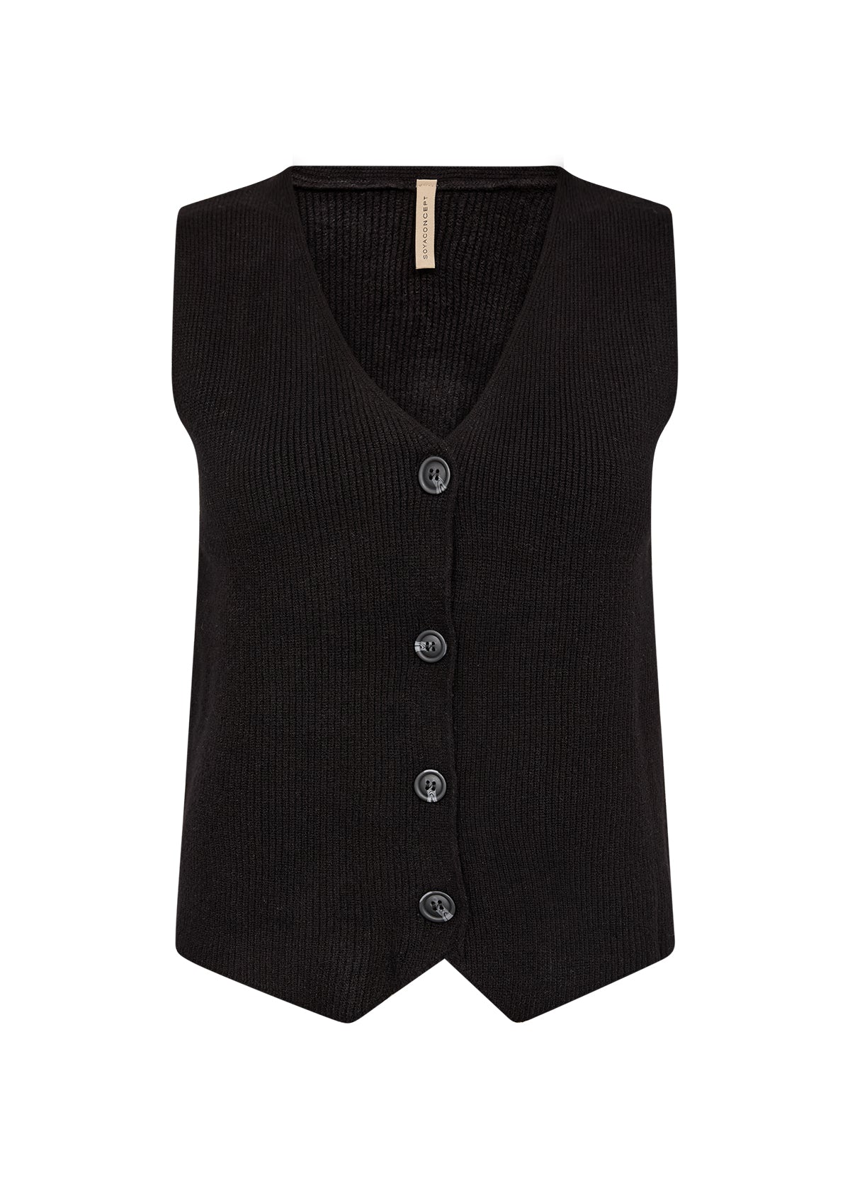Soya Concept SC-KANITA 27 Waistcoat-Waistcoat-White finn