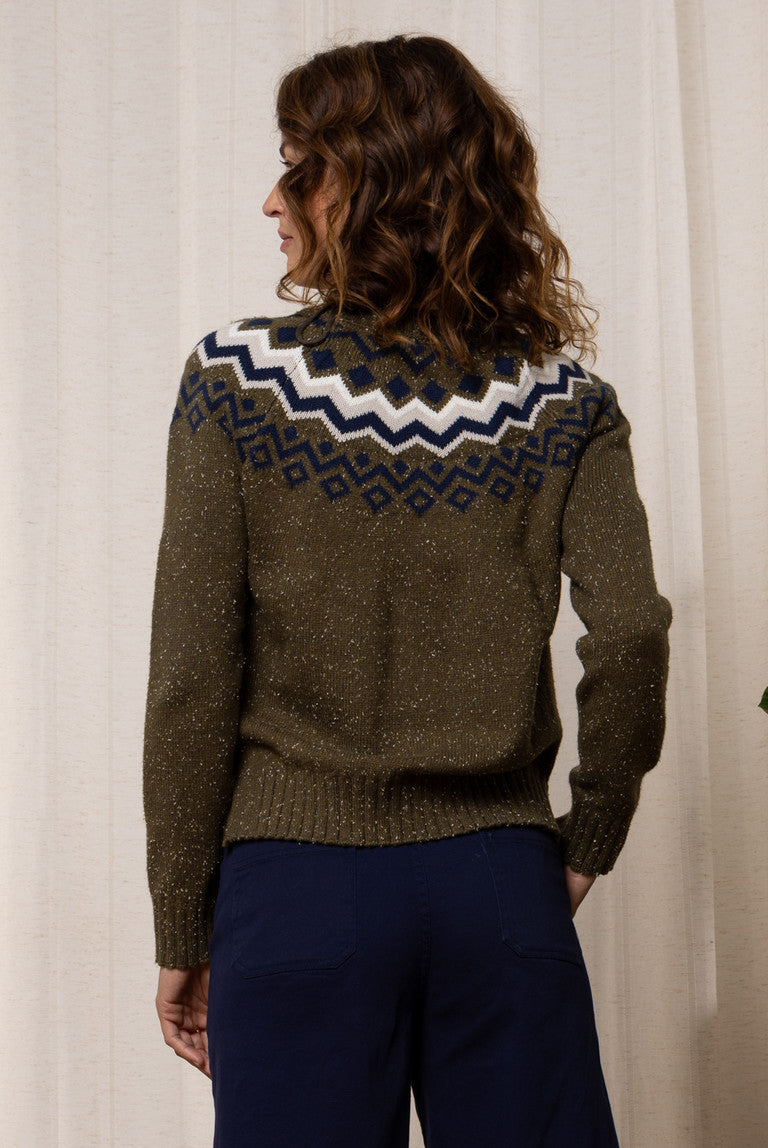 Fitz Fair Isle Cotton Winter Jumper