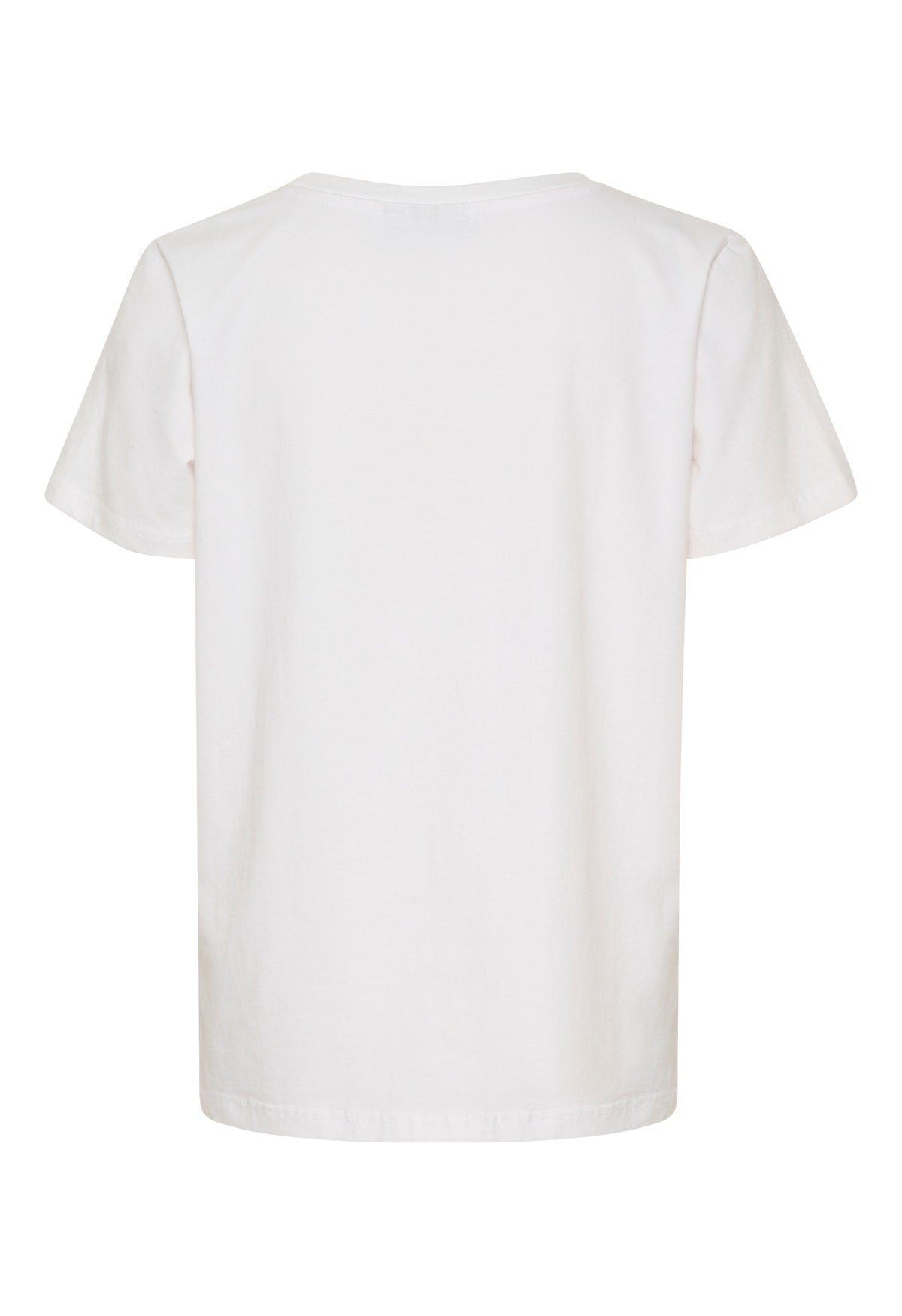 Fransa Frzashoulder Cotton Tee-Shirts & Tops-White finn
