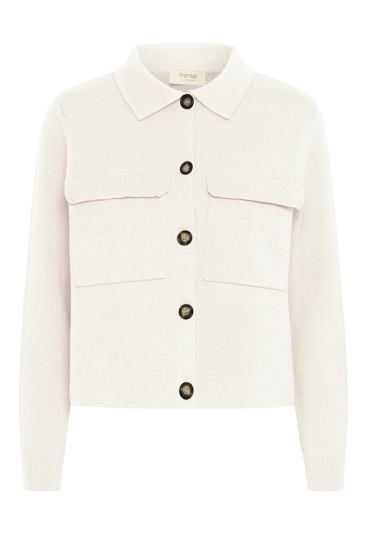 Fransa Frita Cardigan-White finn