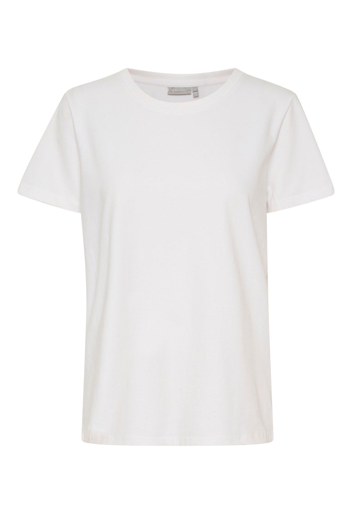 Fransa Frzashoulder Cotton Tee-Shirts & Tops-White finn