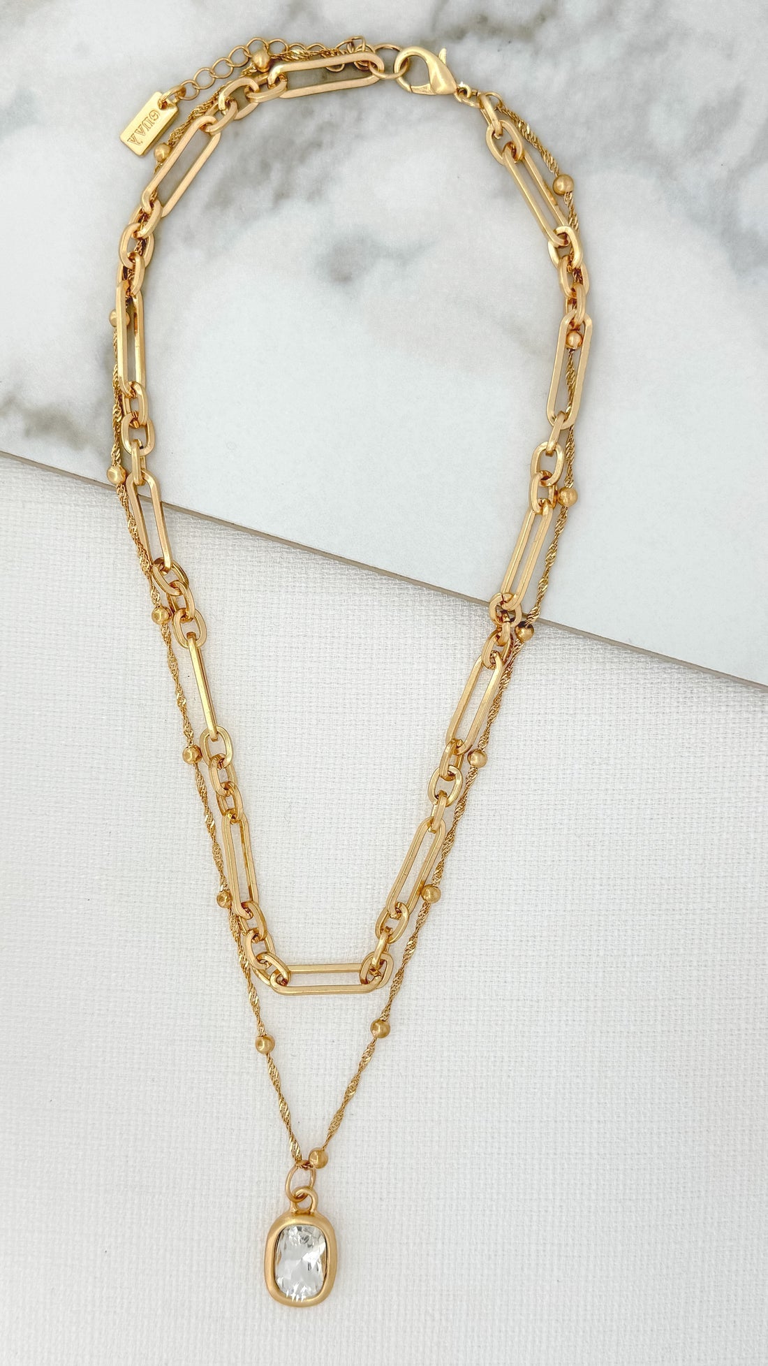 Necklace 4001-Necklace-White finn