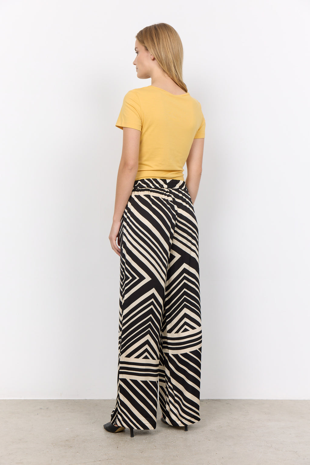 Soya Concept Faro 3-C Trousers-White finn