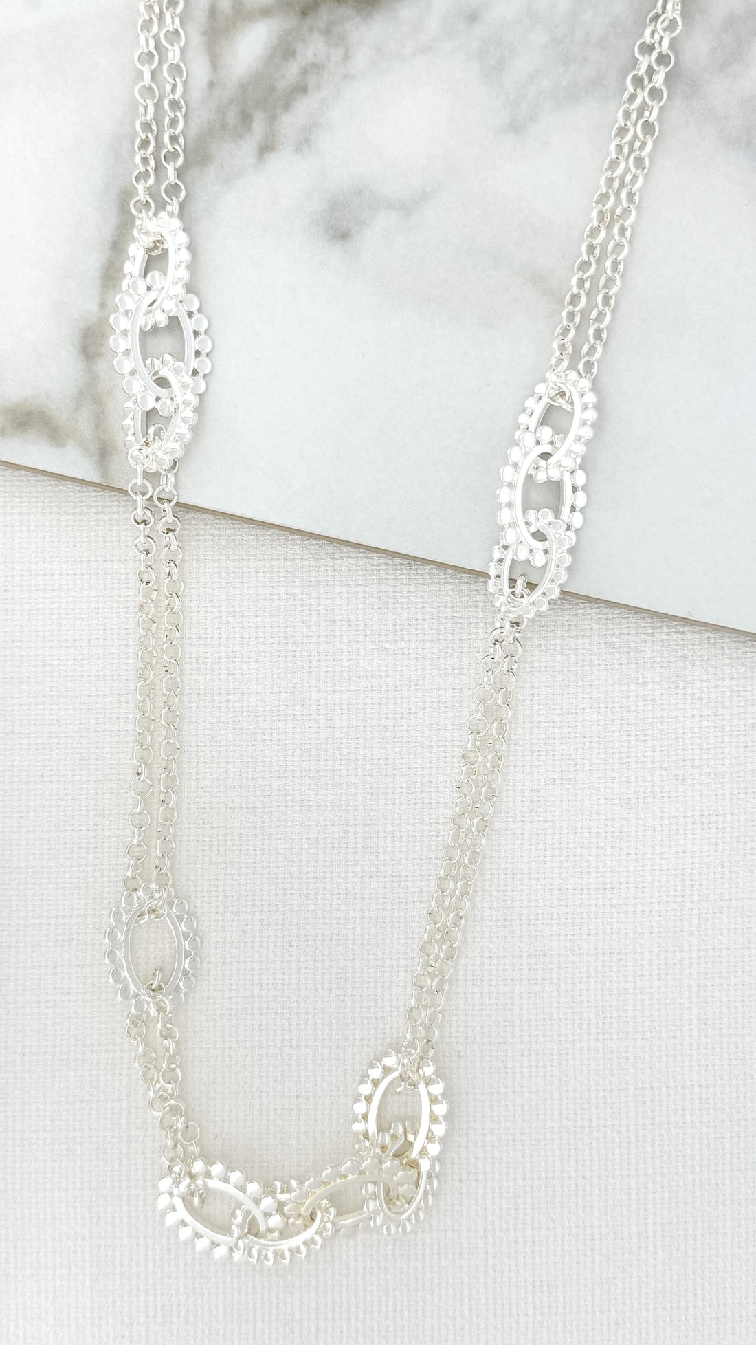 Necklace 4088-Necklace-White finn