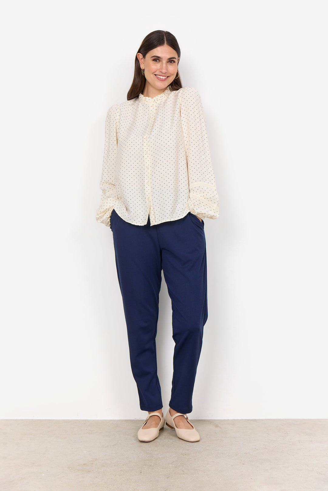 Soya Concept ORIT Shirt-Top-White finn