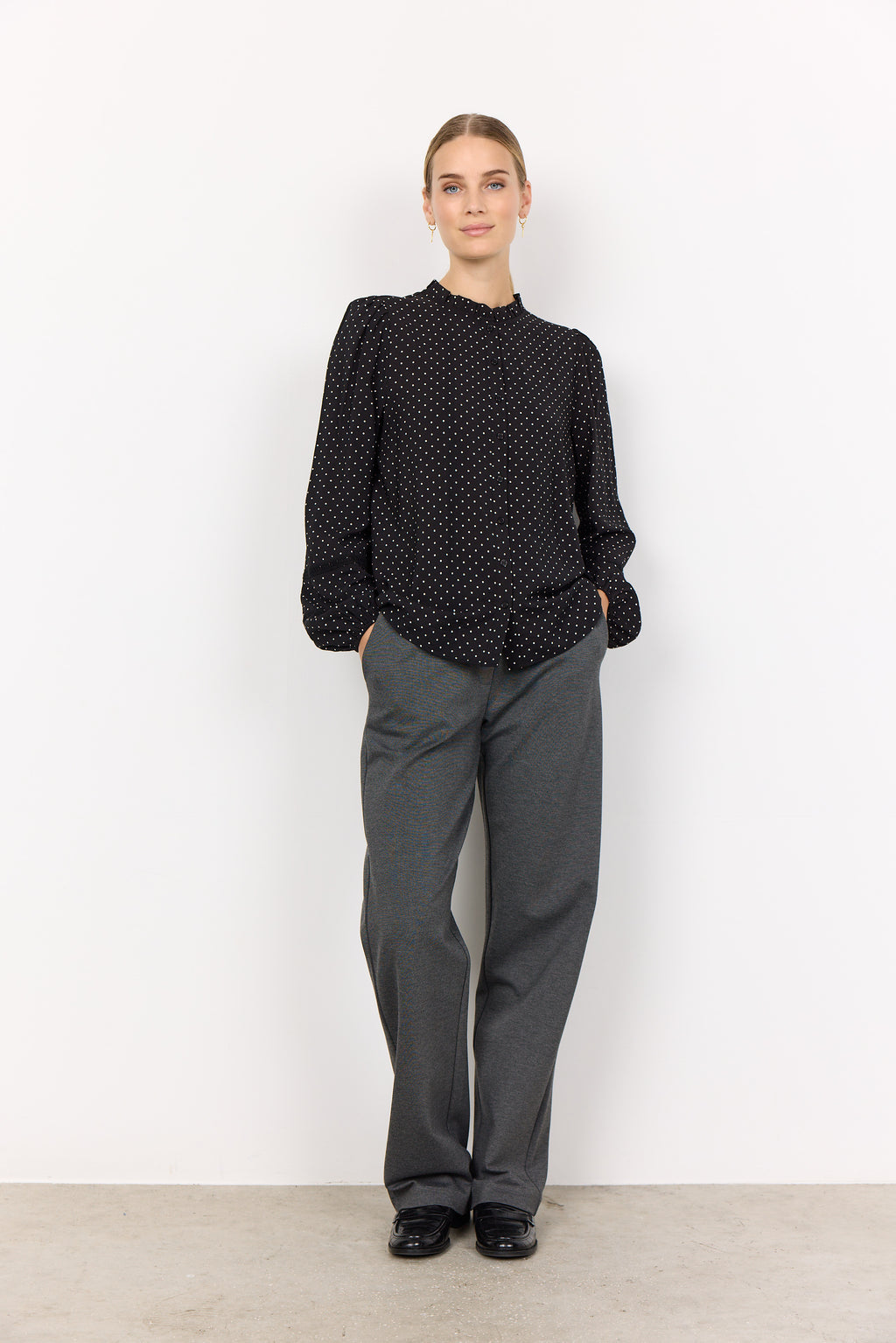 Soya Concept Orit Shirt-Soya Concept-White finn