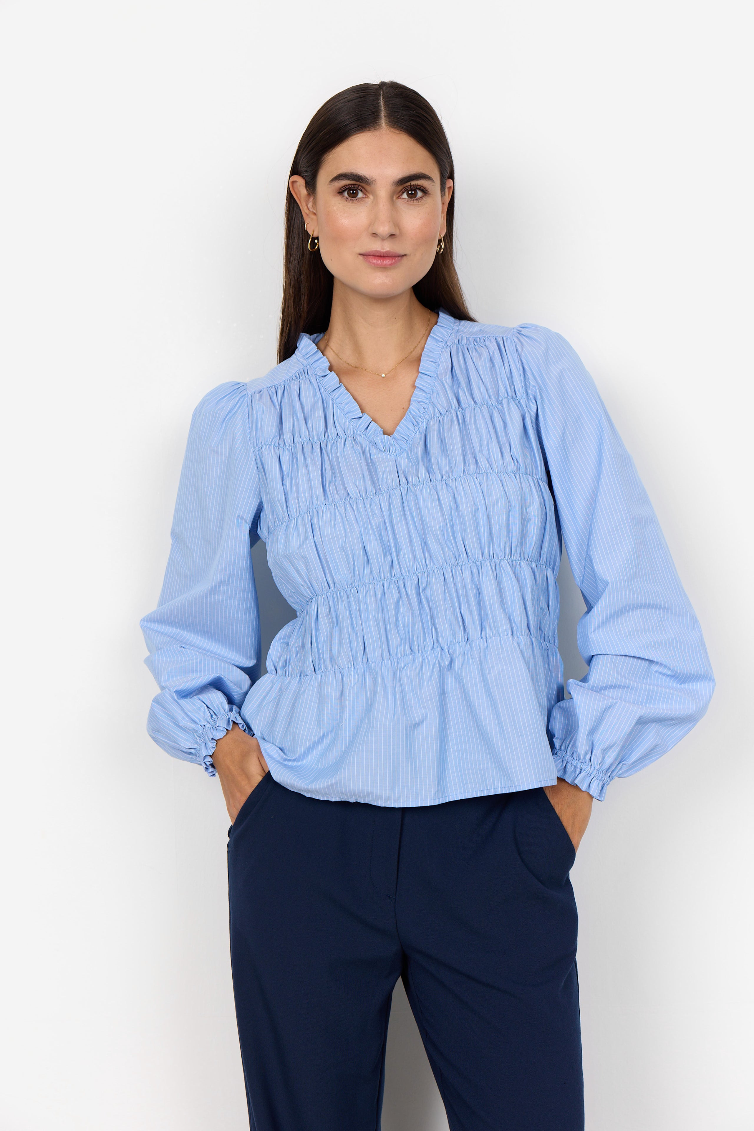 Soya Concept ONARI Shirt-Top-White finn