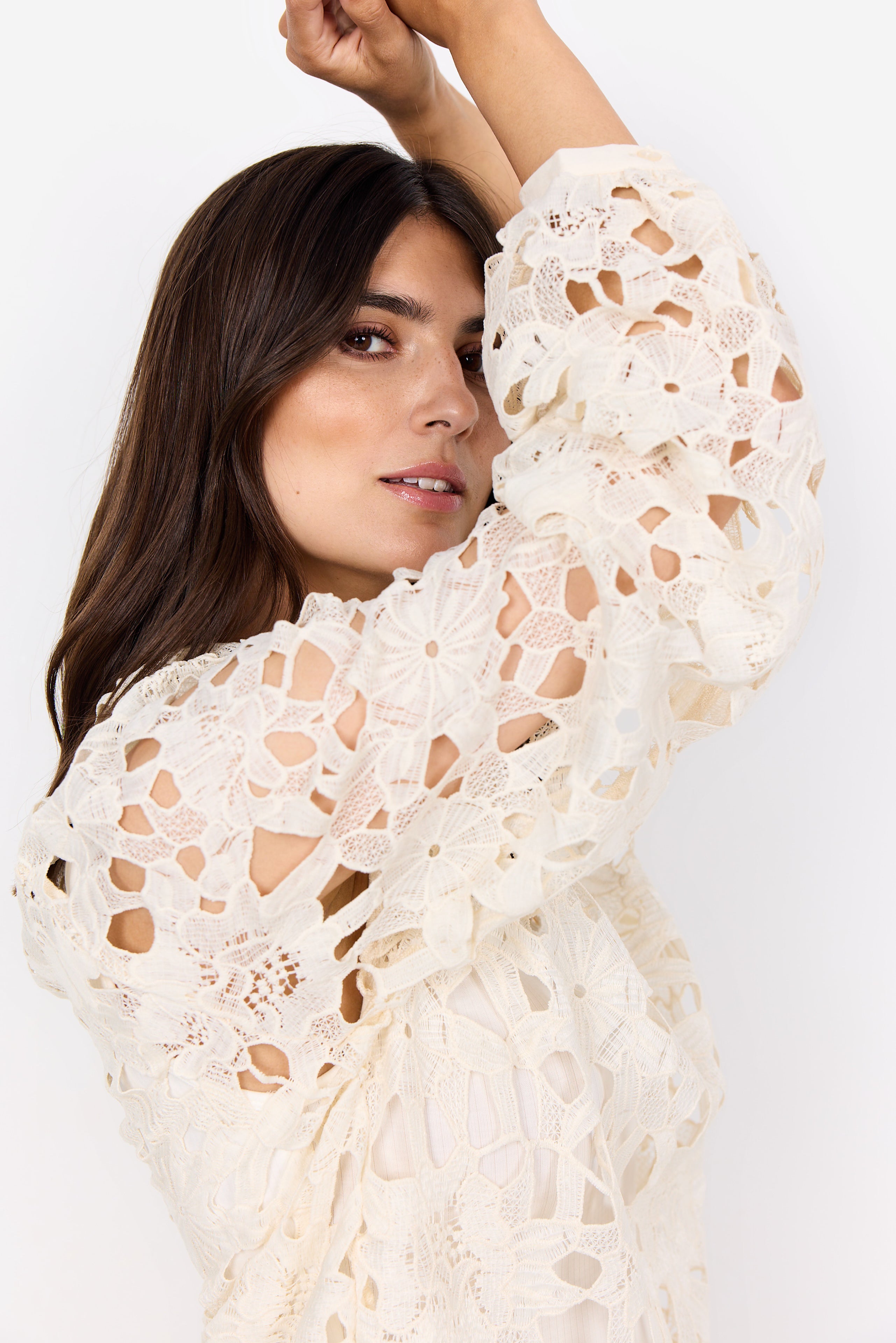Soya Concept SC-PAJA1 Top-Shirts & Tops-White finn