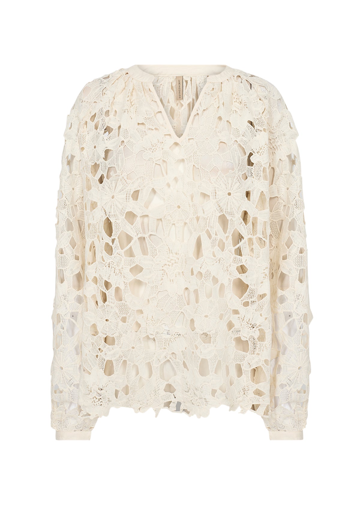 Soya Concept SC-PAJA1 Top-Shirts & Tops-White finn