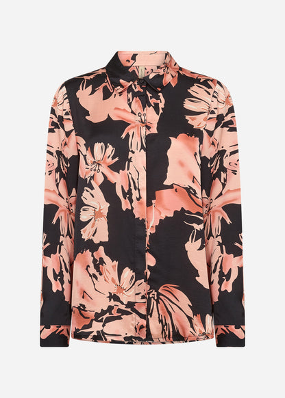 Soya Concept SC-PEACH 2 Shirt Coral-White finn