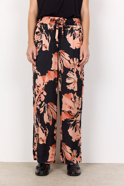 Soya Concept SC-PEACH 3-B Pants Coral-White finn