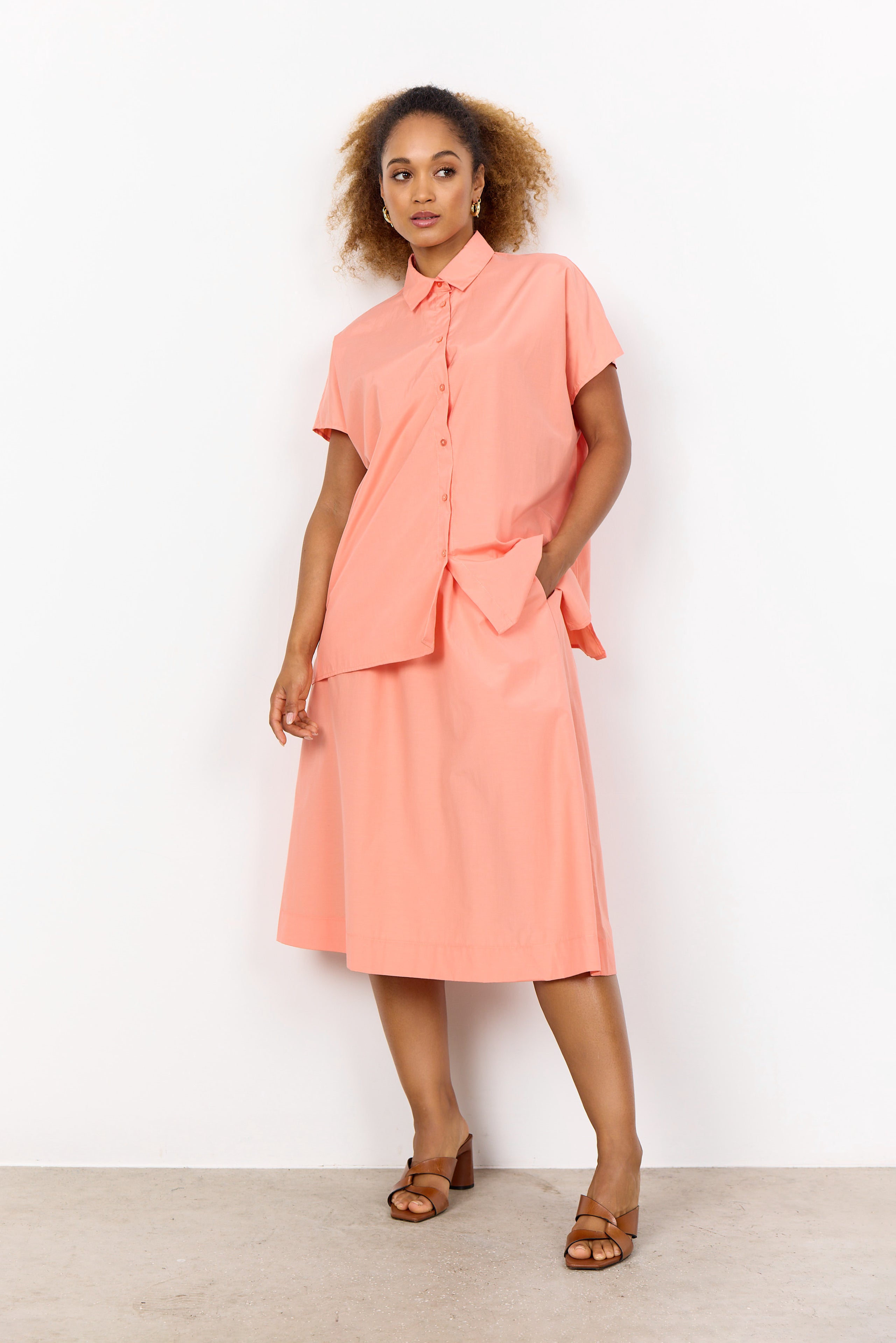 Soya Concept Netti 94 Shirt-Shirts & Tops-White finn