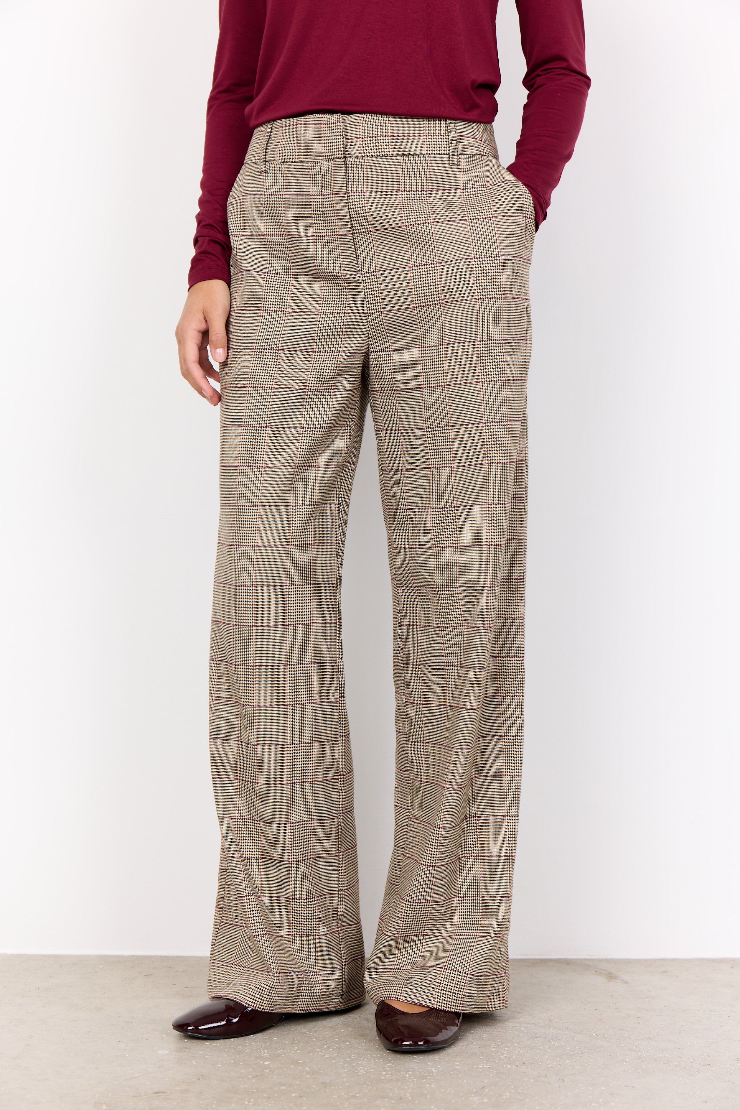 Soya Concept SC-VENETIA 3-B Trousers-Trouser-White finn