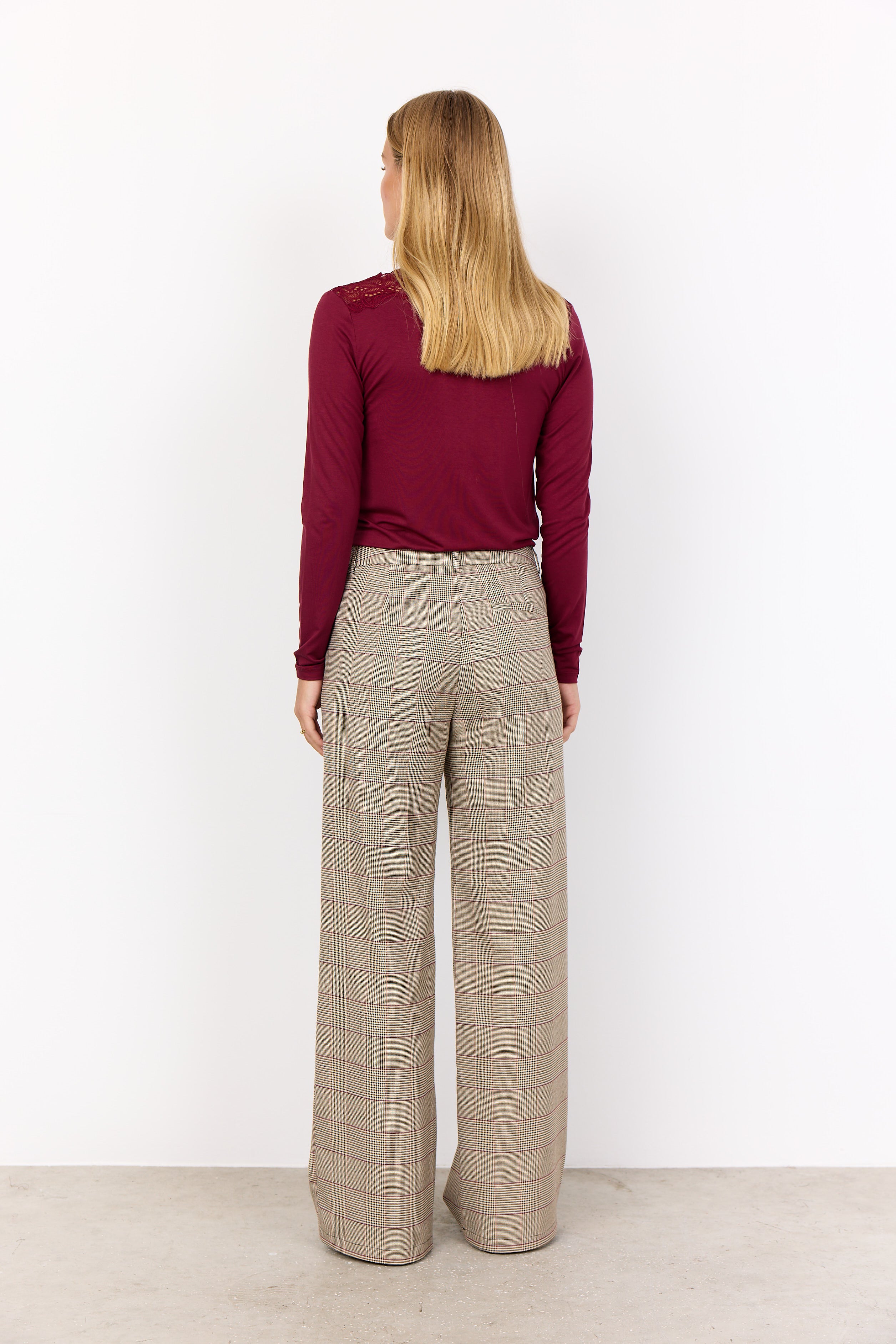 Soya Concept SC-VENETIA 3-B Trousers-Trouser-White finn