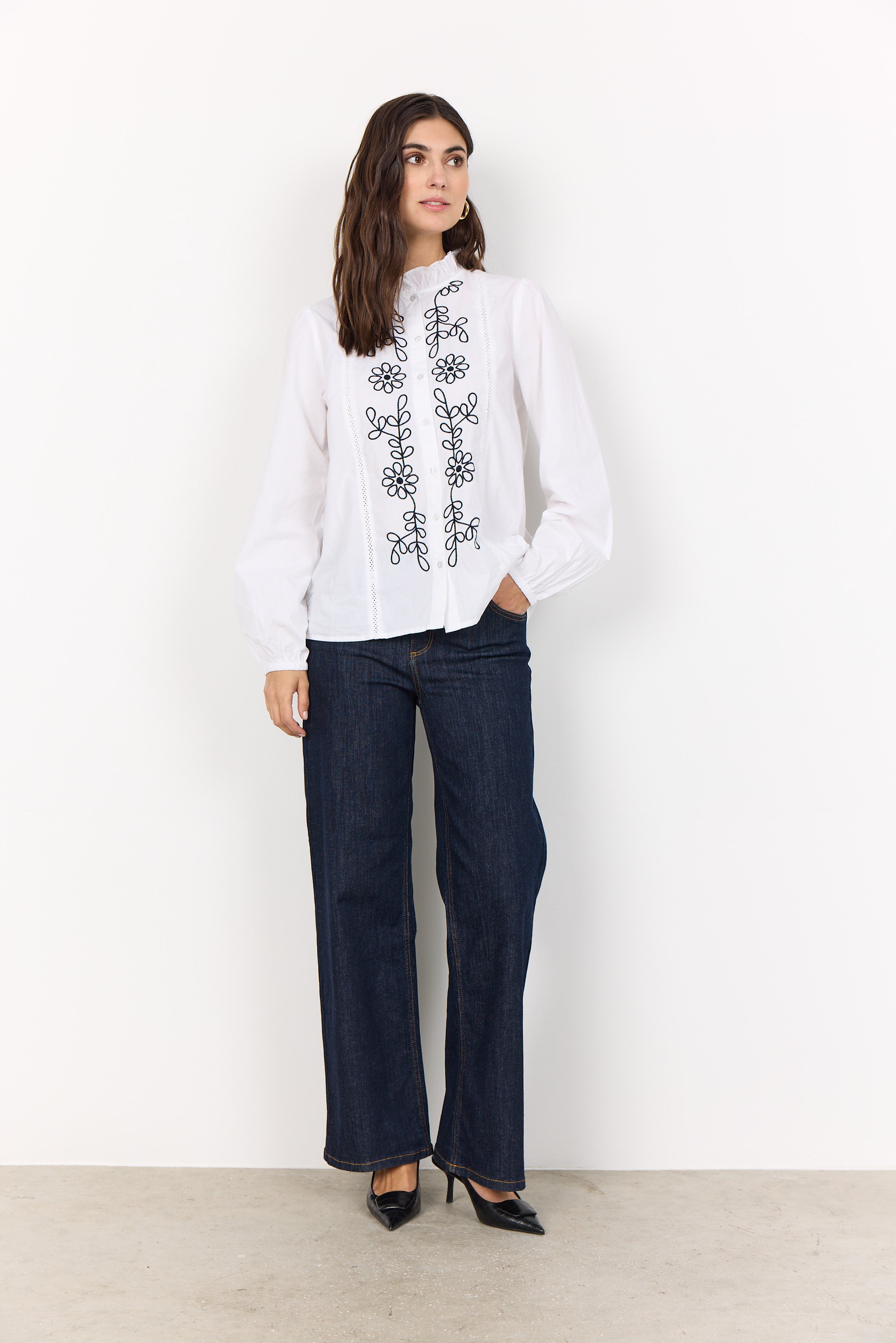 Soya Concept SC-VINCA 1 Shirt-Shirt-White finn