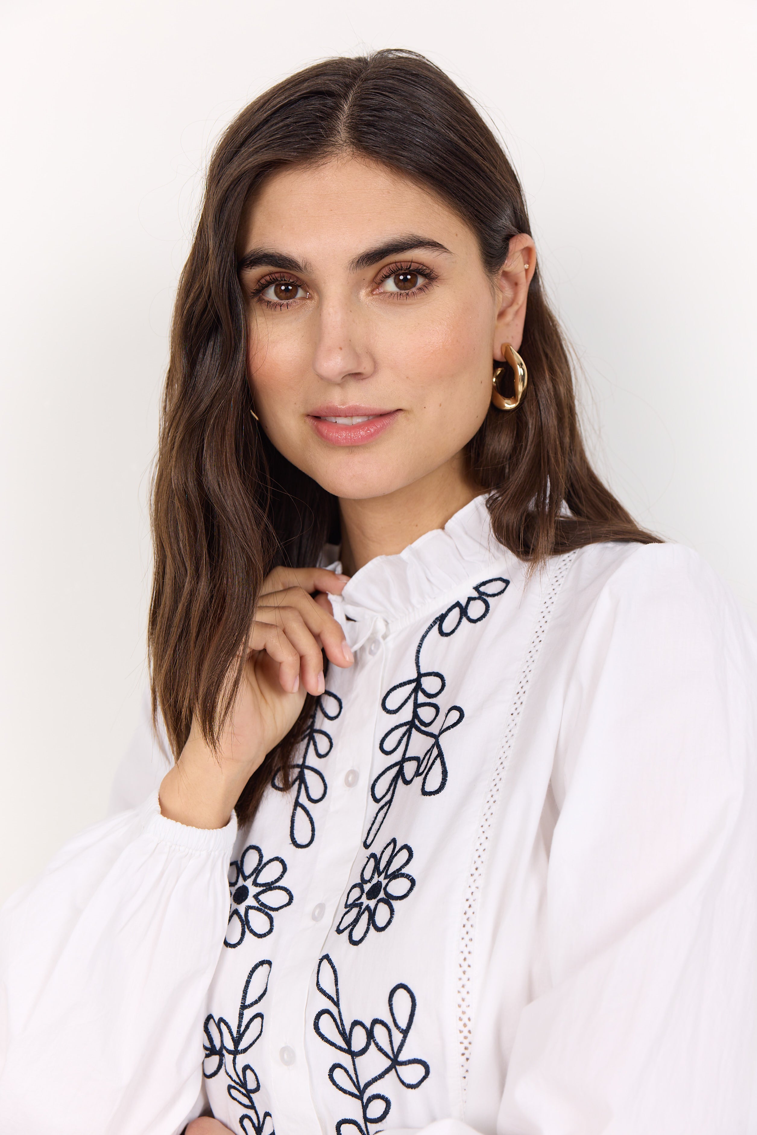 Soya Concept SC-VINCA 1 Shirt-Shirt-White finn