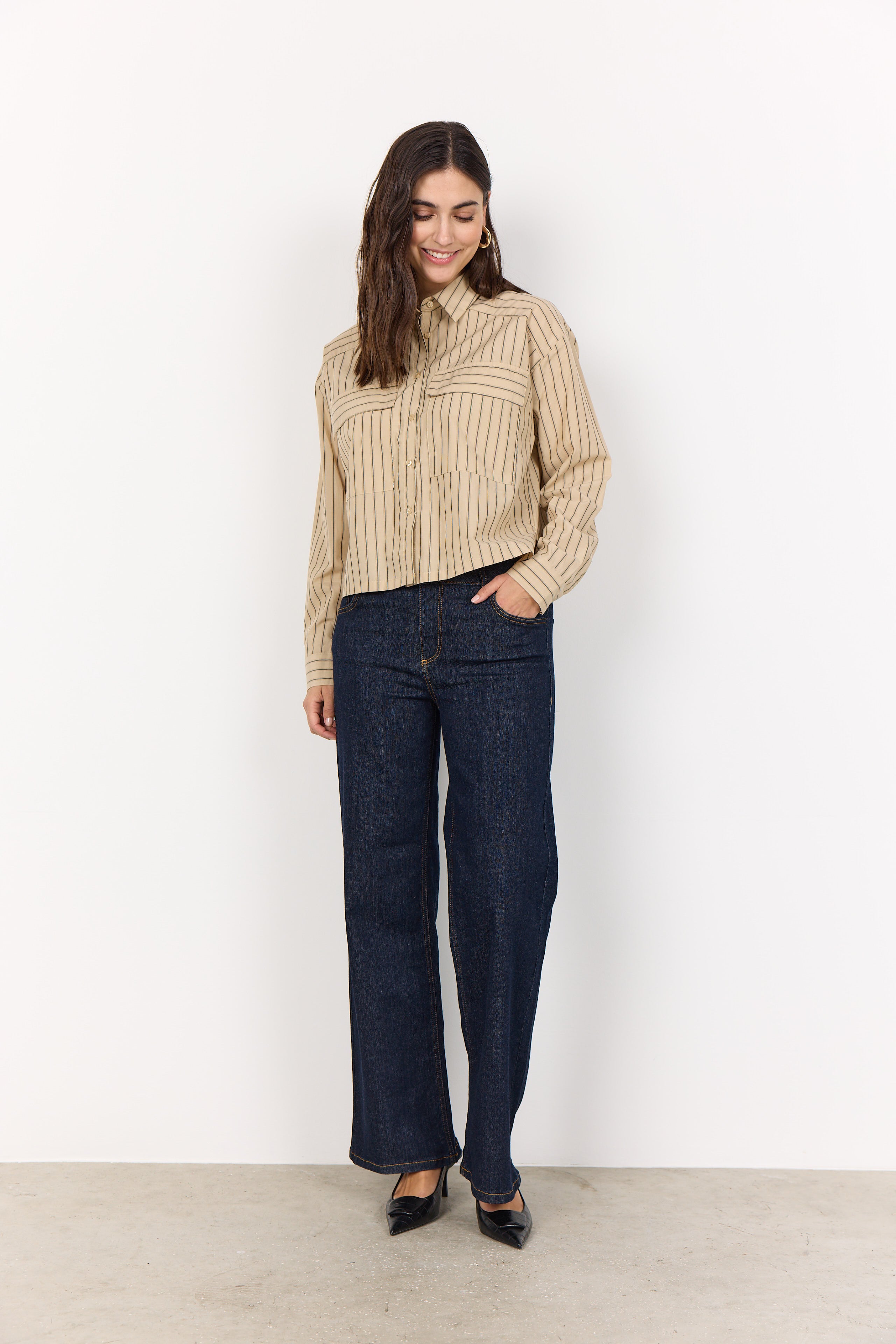 Soya Concept SC-VALENTINA 1 Shirt-Shirt-White finn