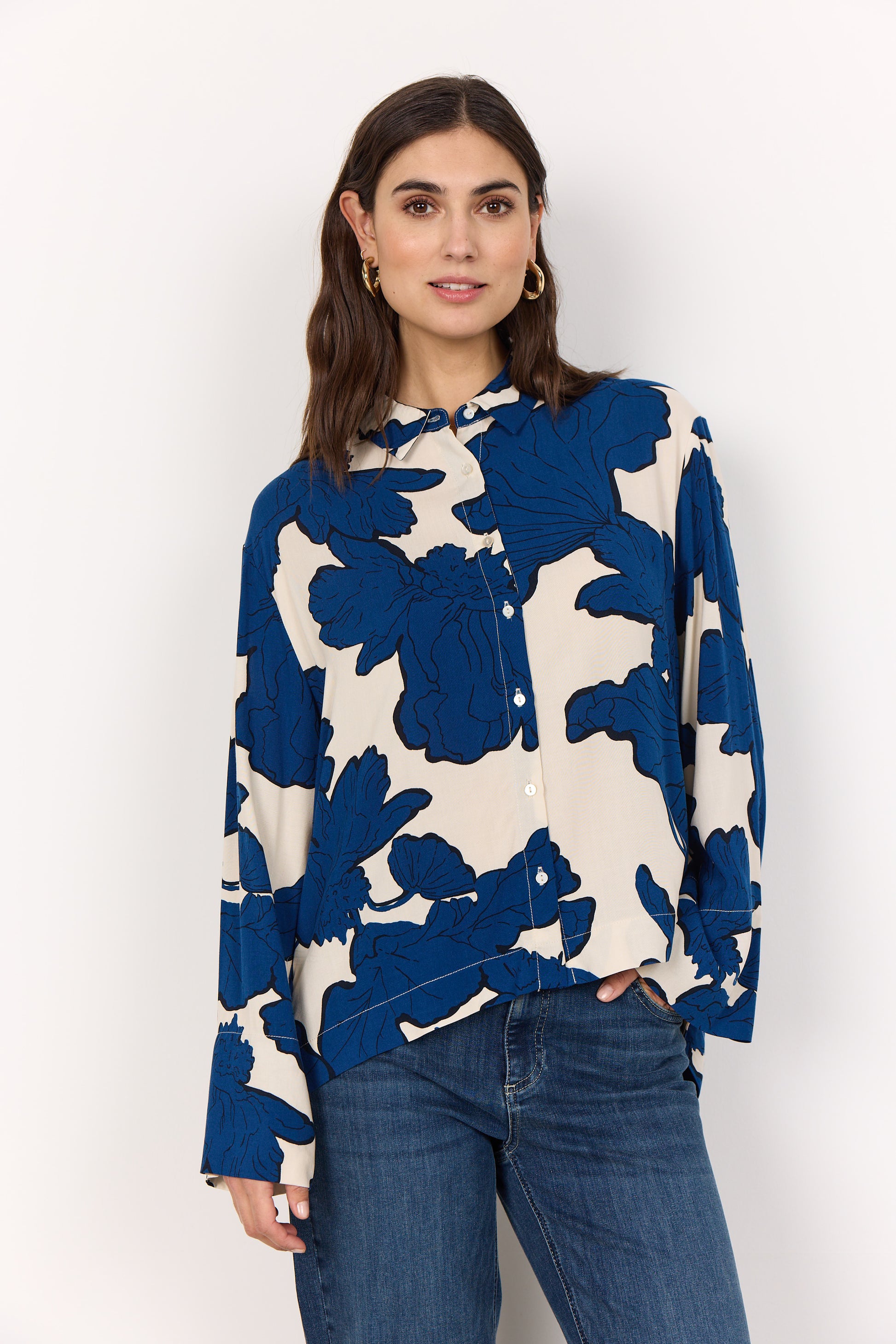Soya Concept SC-VIGDIS 2 Printed Shirt