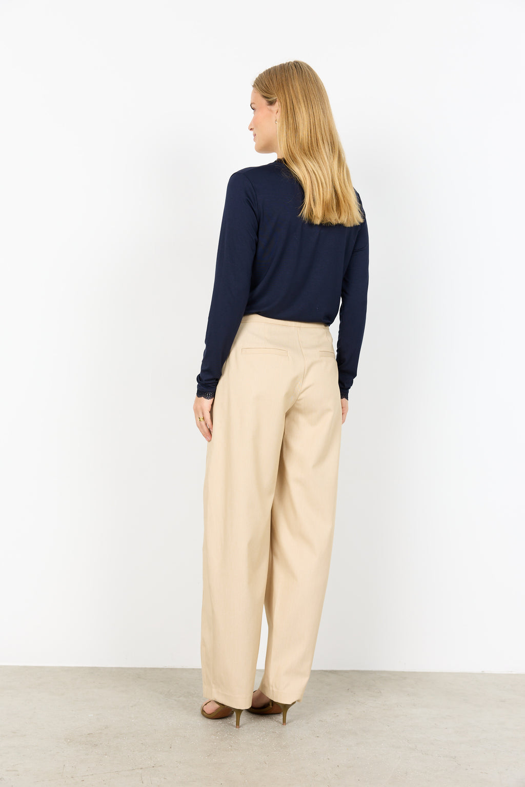 Soya Concept SC-BETH 3 Trousers-Soya Concept-White finn