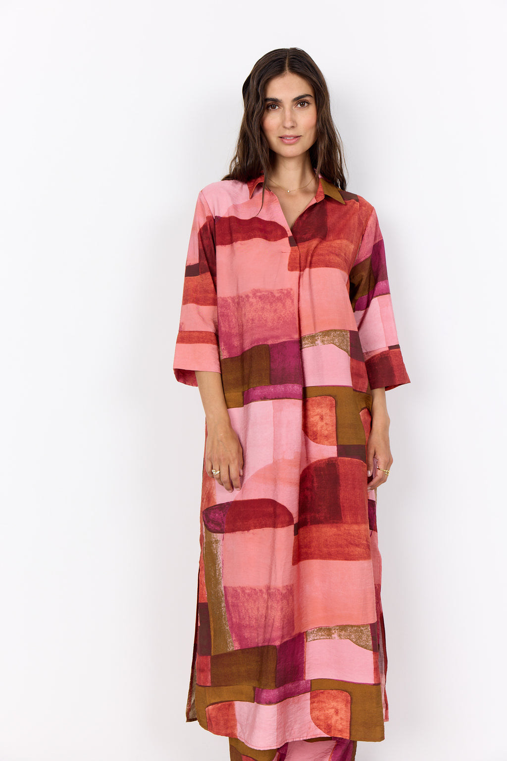 Soya Concept SC-CATANIA Dress-Soya Concept-White finn