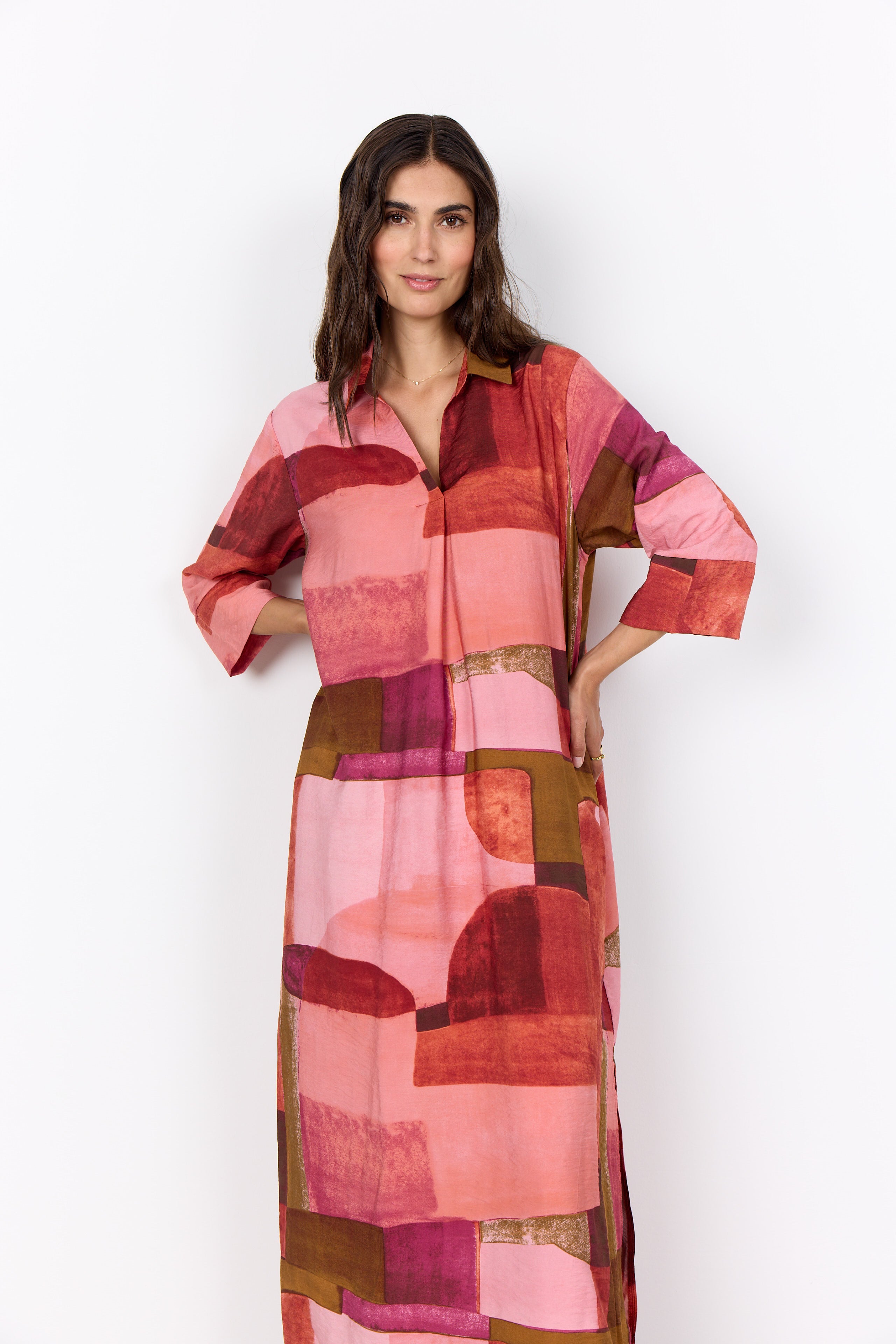 Soya Concept SC-CATANIA Dress-Soya Concept-White finn