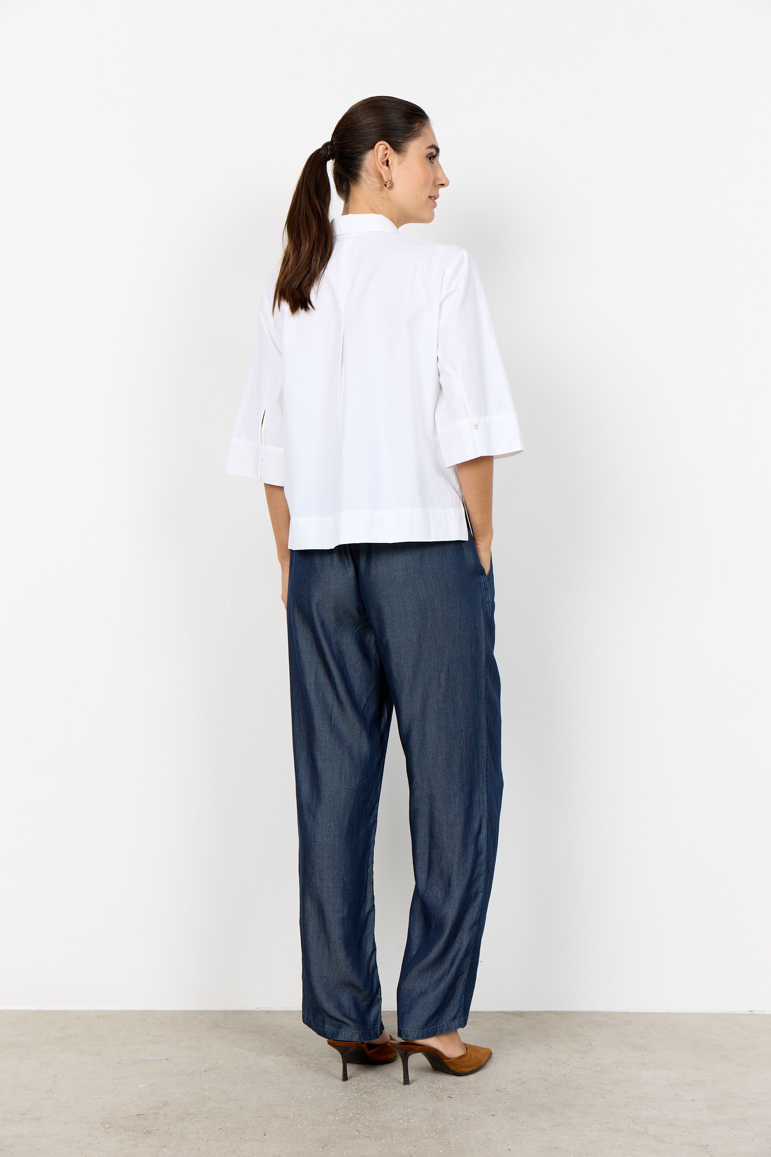 Soya Concept SC-Netti Shirt 118 White-Soya Concept-White finn