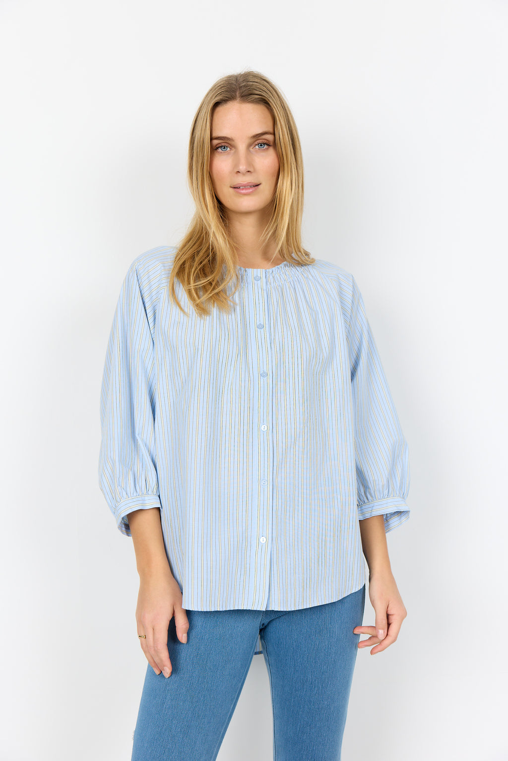 Soya Concept SC-Cassy 3 Shirt-Soya Concept-White finn