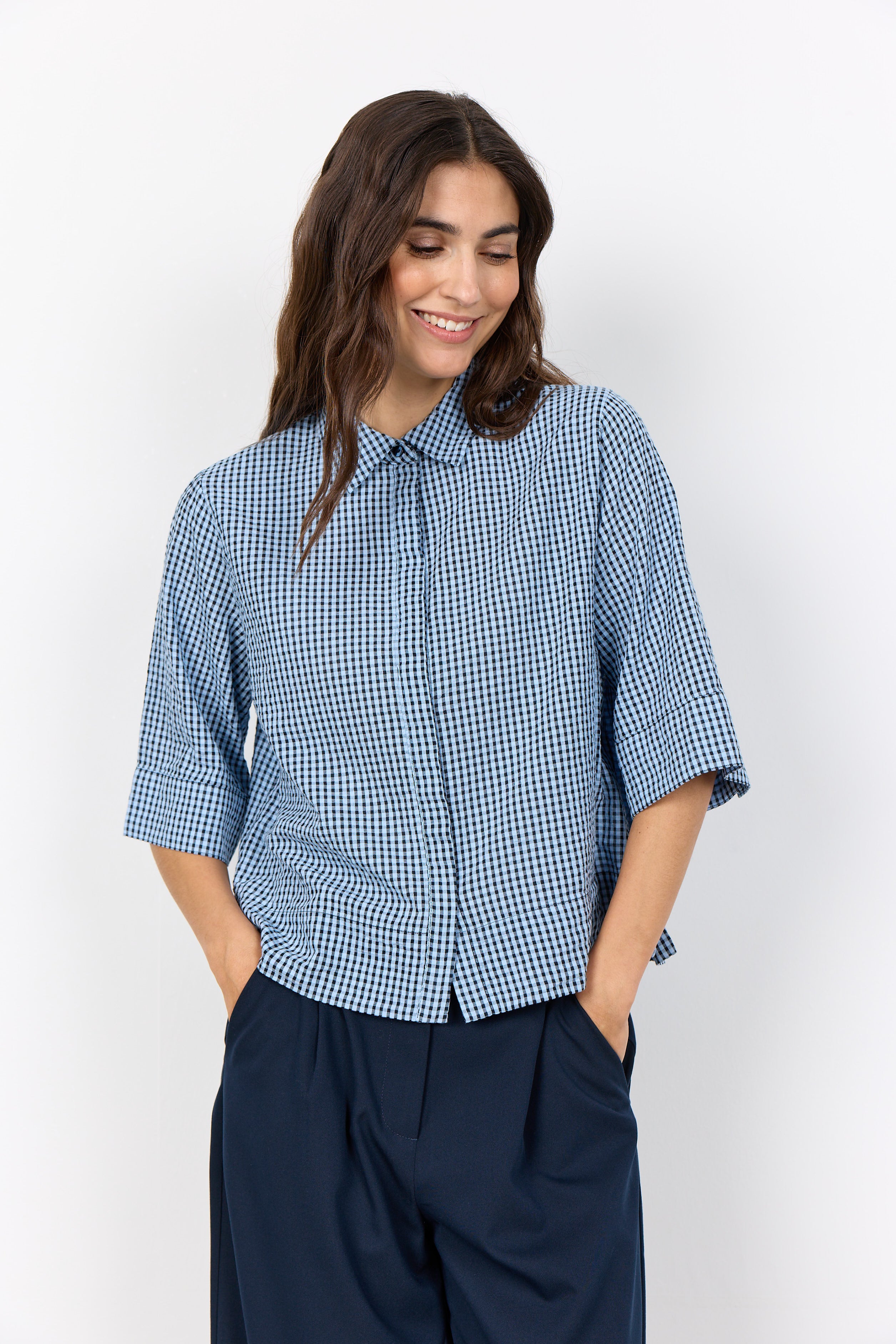 Soya Concept SC-CANELITA Shirt-Soya Concept-White finn