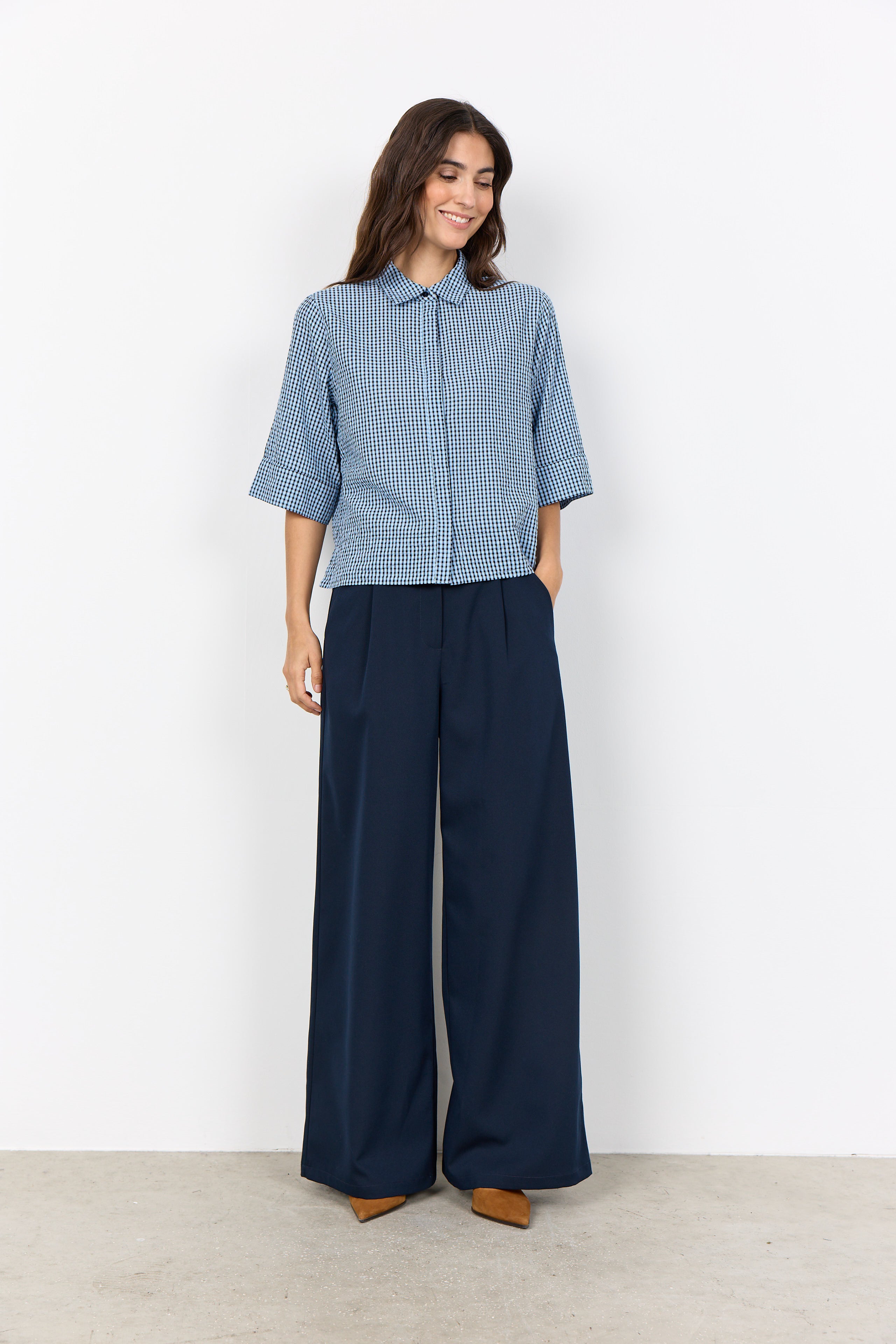 Soya Concept SC-CANELITA Shirt-Soya Concept-White finn