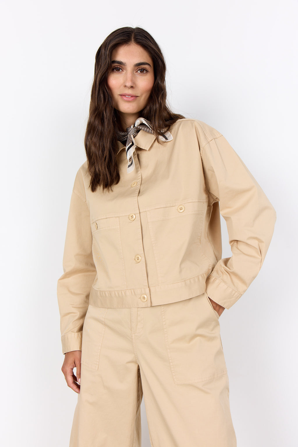 Soya Concept SC-Rovena Jacket-Soya Concept-White finn