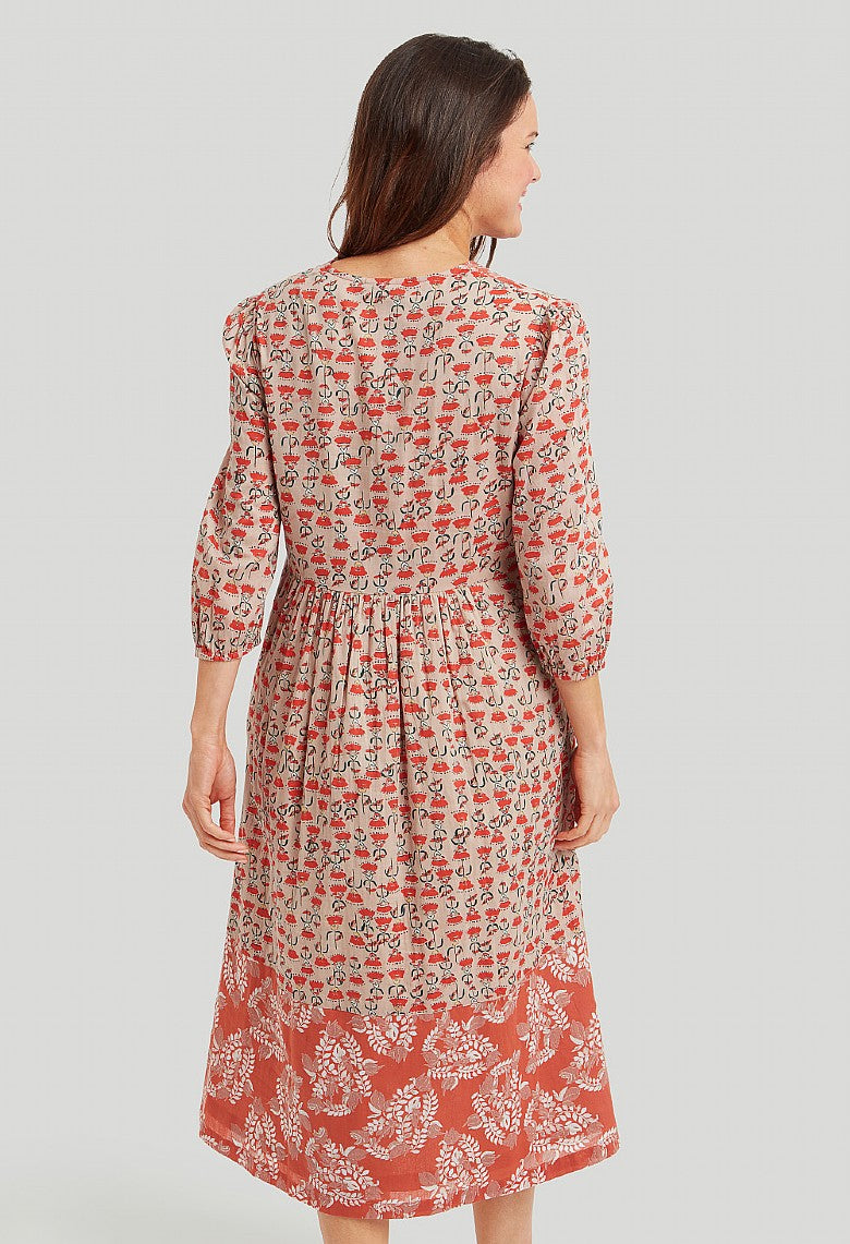 Adini Krista Dress Jaipur Print