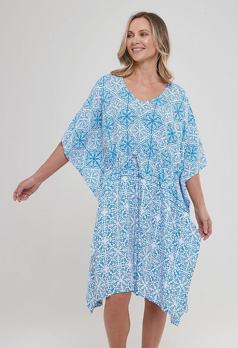 Adini Charly Kaftan Dress Rani Print