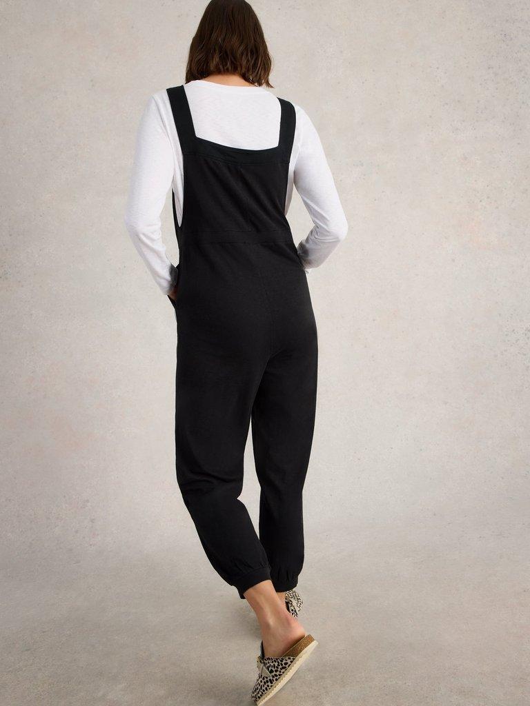 White Stuff Daphne Jersey Dungaree-White finn