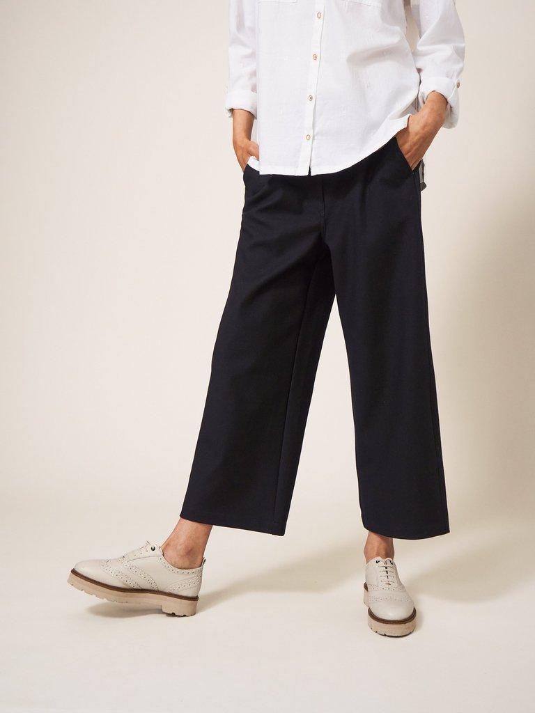 White Stuff Belle Wide Leg Cropped Trouser